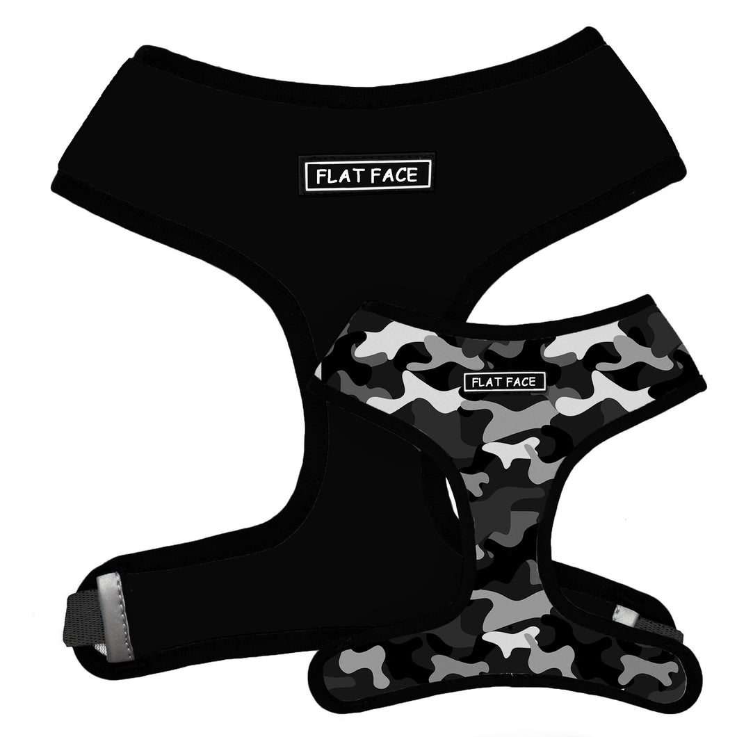 Flat Face Duo Reversible Harness - Undercover Camo - Flat Face