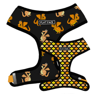 Flat Face Duo Reversible Harness - Dragon me crazy - Flat Face