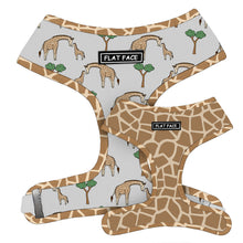 Load image into Gallery viewer, Flat Face Duo Reversible Harness - Theo the Giraffe - Flat Face