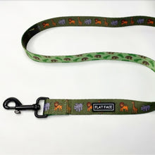 Load image into Gallery viewer, Flat Face Duo Reversible Harness and Leash / Lead Set - Lazy Safari - Flat Face